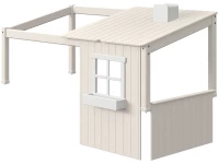 Flexa Classic 1/2 classic huisbed onderdelen whitewash / wit