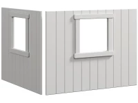 Flexa White Boomhut bedfronten, wit frame