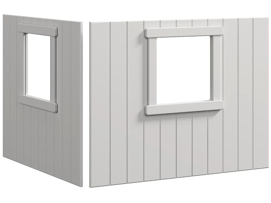 Flexa White Boomhut bedfronten, wit frame