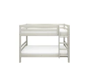 Flexa Classic stapelbed met rechte ladder 90x200 whitewash - Afbeelding 2
