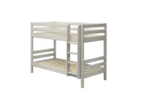 Flexa Classic stapelbed met rechte ladder 90x200 whitewash - Afbeelding 3