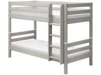 Flexa Classic stapelbed met rechte ladder 90x200 greywash