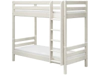 Flexa Classic stapelbed met extra hoogte en rechte ladder 90x200 whitewash