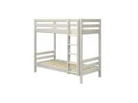 Flexa Classic stapelbed met extra hoogte en rechte ladder 90x200 whitewash - Afbeelding 3