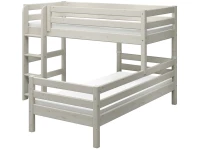 Flexa Classic hoekstapelbed 90x200 whitewash