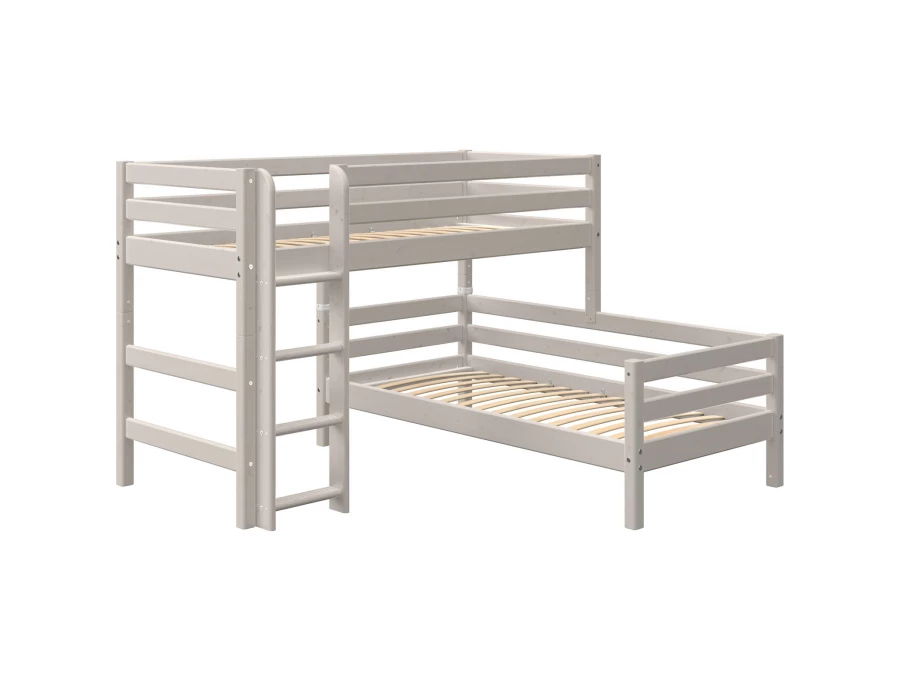 Flexa Classic hoekstapelbed 90x200 greywash - Afbeelding 2