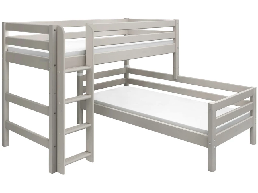 Flexa Classic hoekstapelbed 90x200 greywash