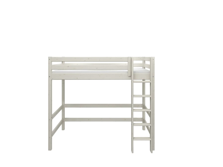 Flexa Classic hoogslaper met rechte ladder 90x200 whitewash - Afbeelding 2