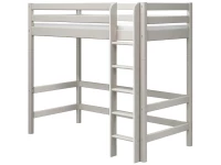 Flexa Classic hoogslaper met rechte ladder 90x200 greywash