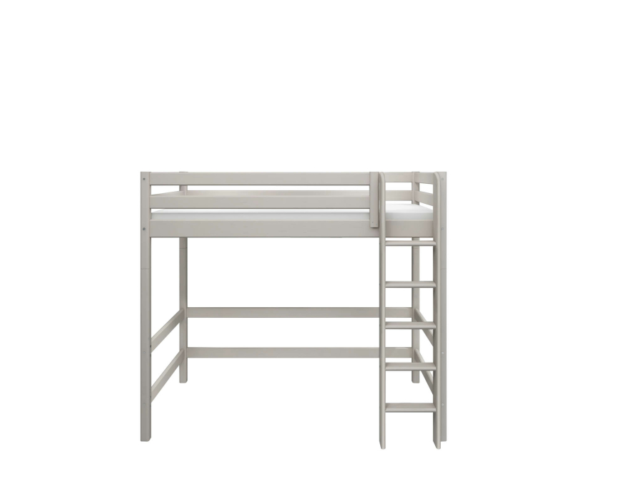 Flexa Classic hoogslaper met rechte ladder 90x200 greywash - Afbeelding 2