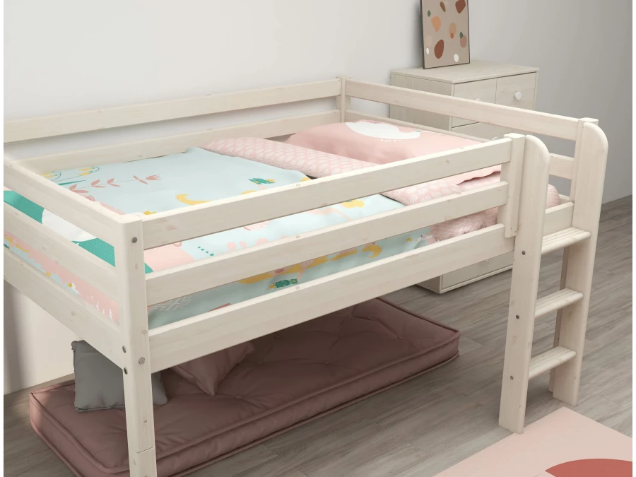 Flexa Classic halfhoogslaper 140x200 whitewash - Afbeelding 5