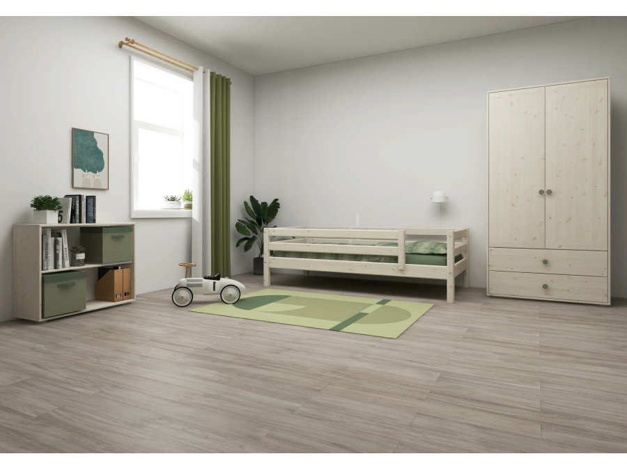 Flexa Classic bedbank met uitvalbeveiliging 90x200 whitewash - Afbeelding 5