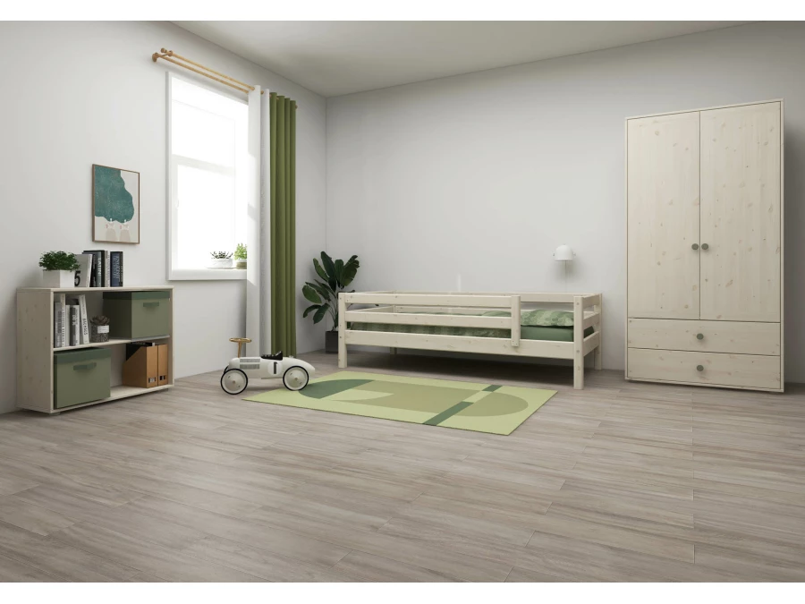 Flexa Classic bedbank met uitvalbeveiliging 90x200 whitewash - Afbeelding 5
