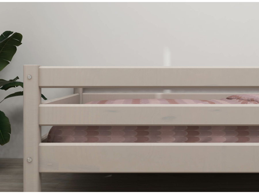 Flexa Classic bedbank met uitvalbeveiliging 90x200 greywash - Afbeelding 4
