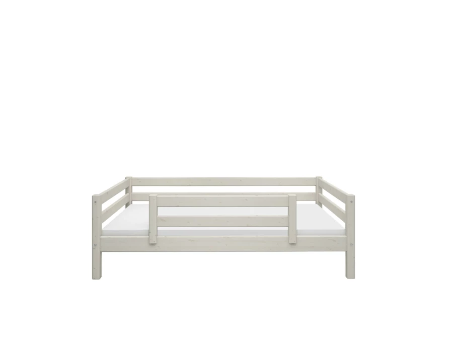 Flexa Classic bedbank met gecentreerde uitvalbeveiliging 90x200 whitewash - Afbeelding 2