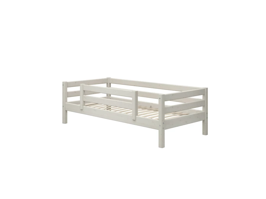 Flexa Classic bedbank met gecentreerde uitvalbeveiliging 90x200 whitewash - Afbeelding 3