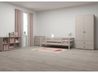 Flexa Classic bedbank met gecentreerde uitvalbeveiliging 90x200 greywash - Afbeelding 6