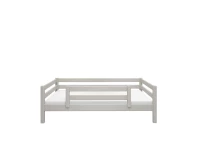Flexa Classic bedbank met gecentreerde uitvalbeveiliging 90x200 greywash - Afbeelding 2