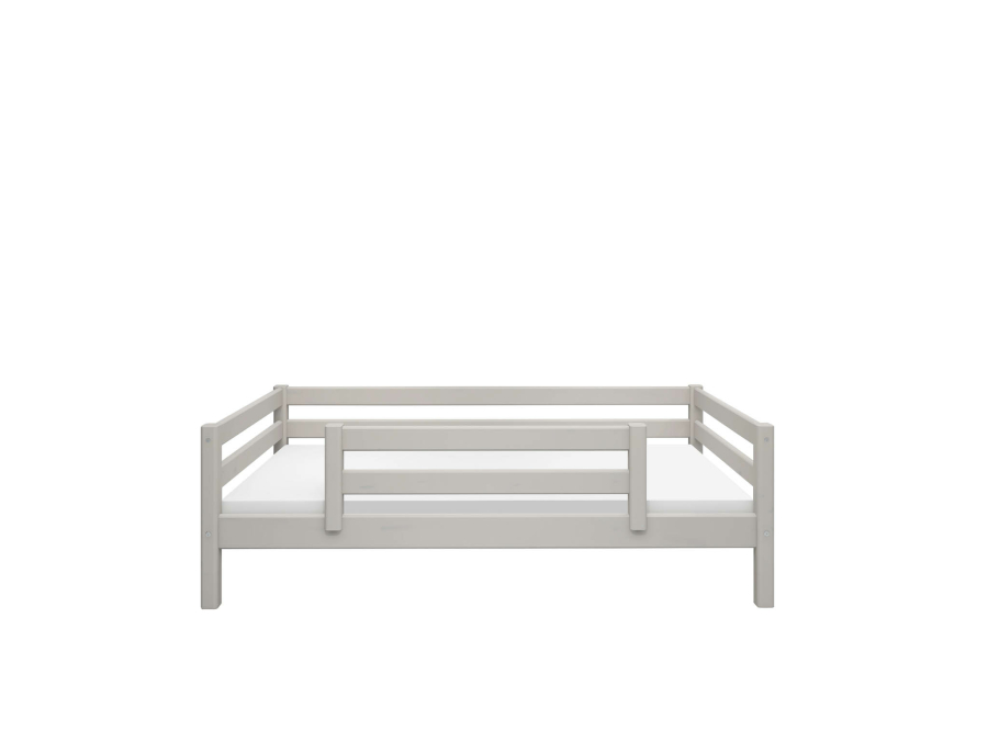 Flexa Classic bedbank met gecentreerde uitvalbeveiliging 90x200 greywash - Afbeelding 2