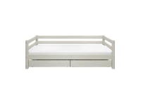 Flexa Classic bedbank met opberglades 90x200 whitewash - Afbeelding 2
