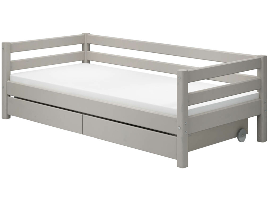 Flexa Classic bedbank met opberglades 90x200 greywash