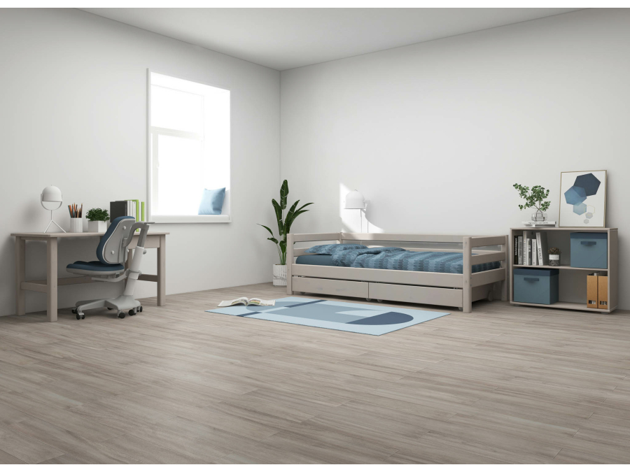 Flexa Classic bedbank met opberglades 90x200 greywash - Afbeelding 6