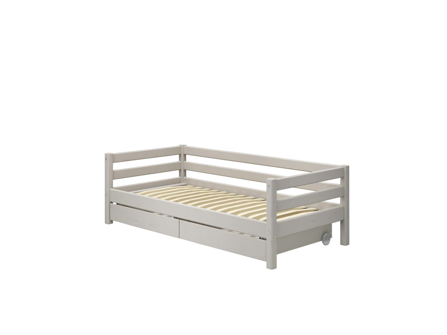 Flexa Classic bedbank met opberglades 90x200 greywash - Afbeelding 3