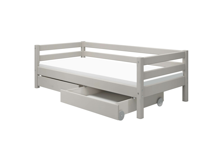 Flexa Classic bedbank met opberglades 90x200 greywash - Afbeelding 5