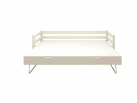 Flexa Classic bedbank met onderschuifbed 90x200 whitewash - Afbeelding 4