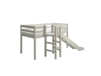 Flexa Classic halfhoogslaper m. platform en glijbaan 90x200 whitewash - Afbeelding 3