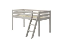 Flexa Classic halfhoogslaper m. schuine ladder 90x200 greywash - Afbeelding 3
