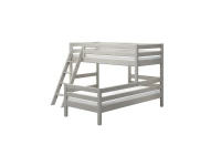 Flexa Classic hoekstapelbed m. schuine ladder 90x200 greywash - Afbeelding 2