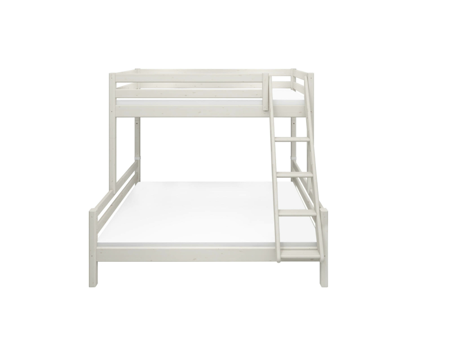 Flexa Classic familie stapelbed 90 / 140x200 whitewash - Afbeelding 2
