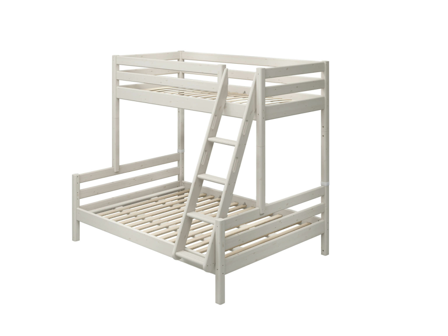 Flexa Classic familie stapelbed 90 / 140x200 whitewash - Afbeelding 3