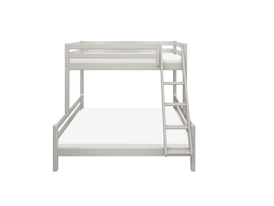 Flexa Classic familie stapelbed 90 / 140x200 greywash - Afbeelding 2