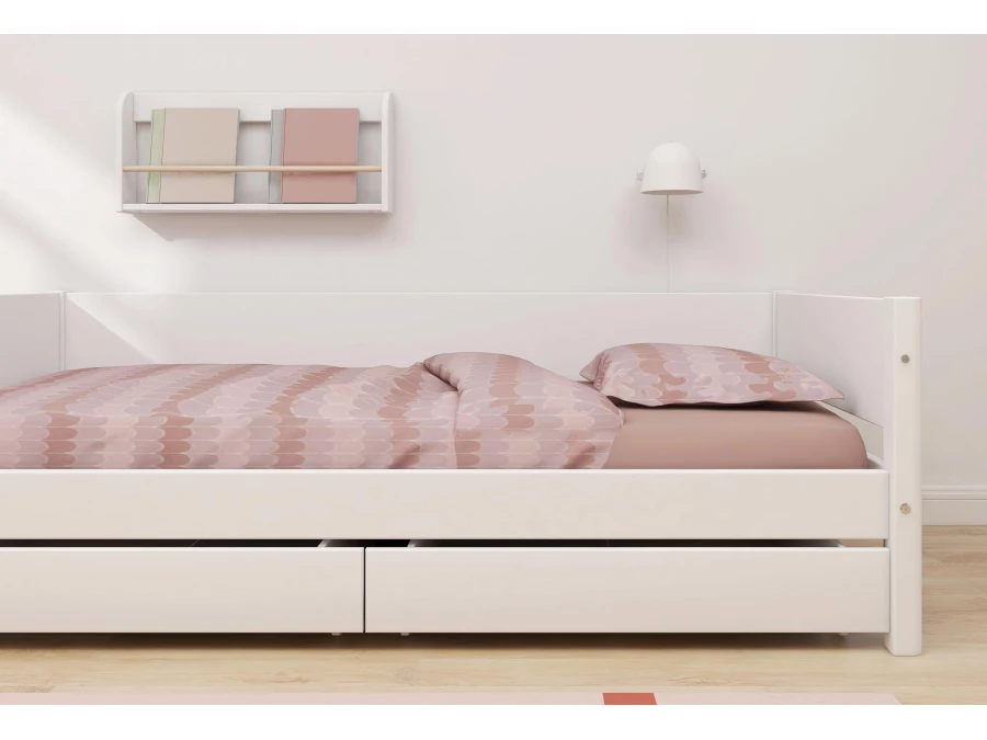 Flexa White Bedbank met 2 opberglades - Afbeelding 6