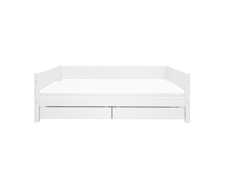 Flexa White Bedbank met 2 opberglades - Afbeelding 4