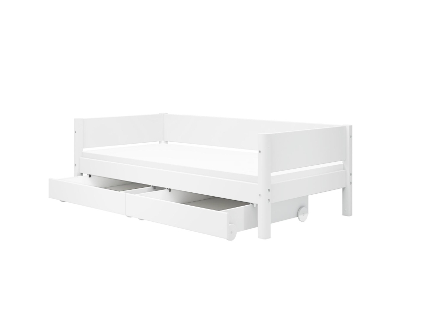 Flexa White Bedbank met 2 opberglades - Afbeelding 2