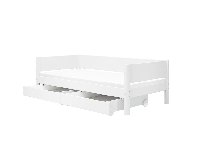 Flexa White Bedbank met 2 opberglades - Afbeelding 2