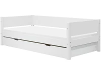 Flexa White Bedbank met onderschuifbed