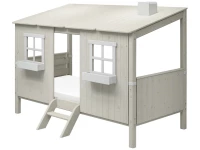 Flexa Classic 1/1 huisbed 90x200 whitewash