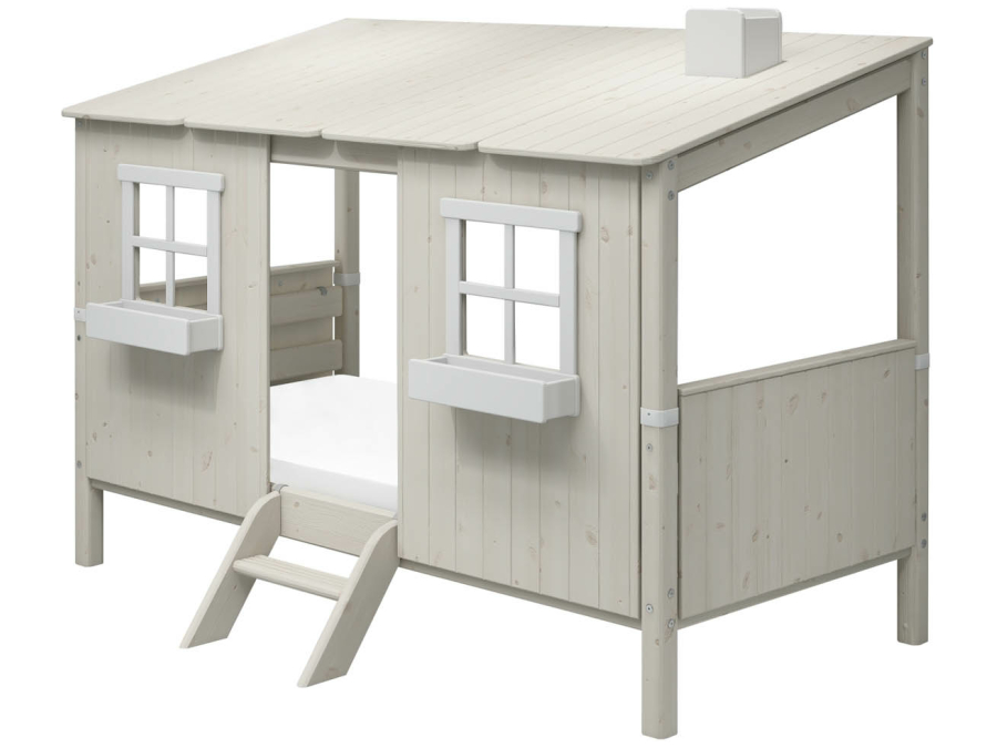Flexa Classic 1/1 huisbed 90x200 whitewash