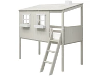 Flexa Classic halfhoogslaper m. 1/1 huis 90x200 whitewash
