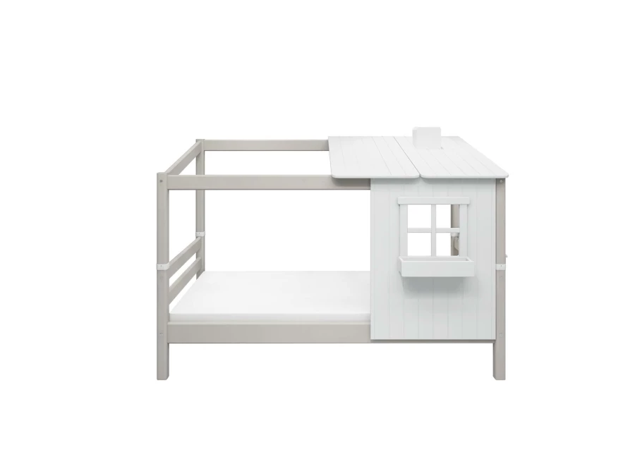 Flexa Classic 1/2 huisbed 90x200 greywash - Afbeelding 2