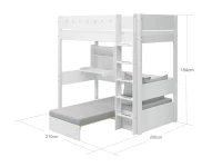Flexa White Casa hoogslaper - wit - Afbeelding 5