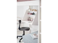 Flexa Classic casa hoogslaper met rechte ladder 90x200 whitewash - Afbeelding 6