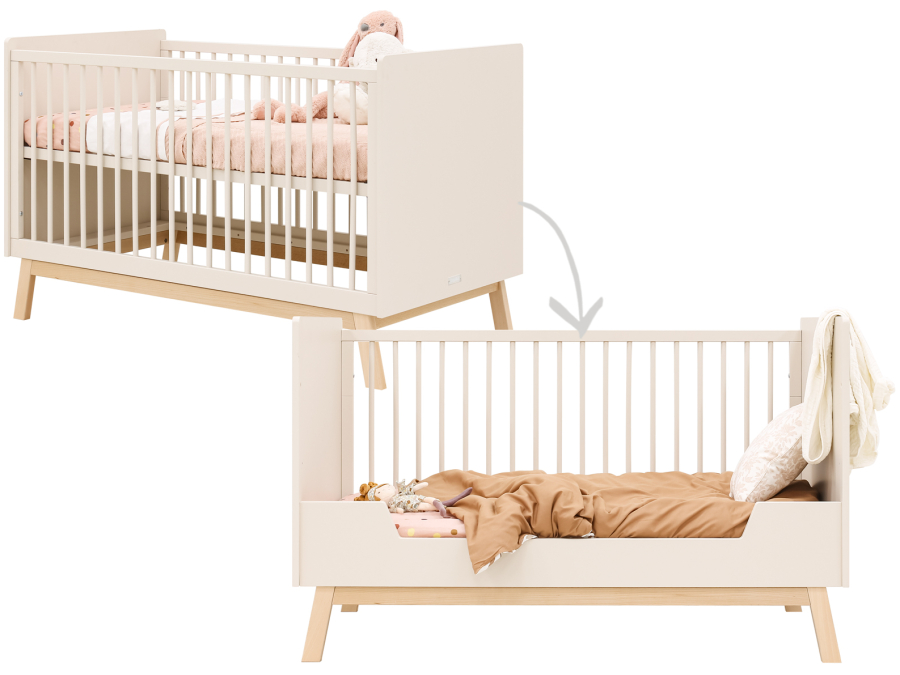 Bopita Saba bedbank 70x140 Dune / Naturel