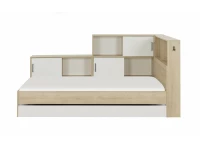Diagone Erwan Opbergbed hout / wit