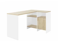 Diagone Liverpool hoekbureau wit