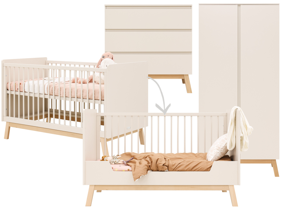 89421959 3 part nursery convertible Saba